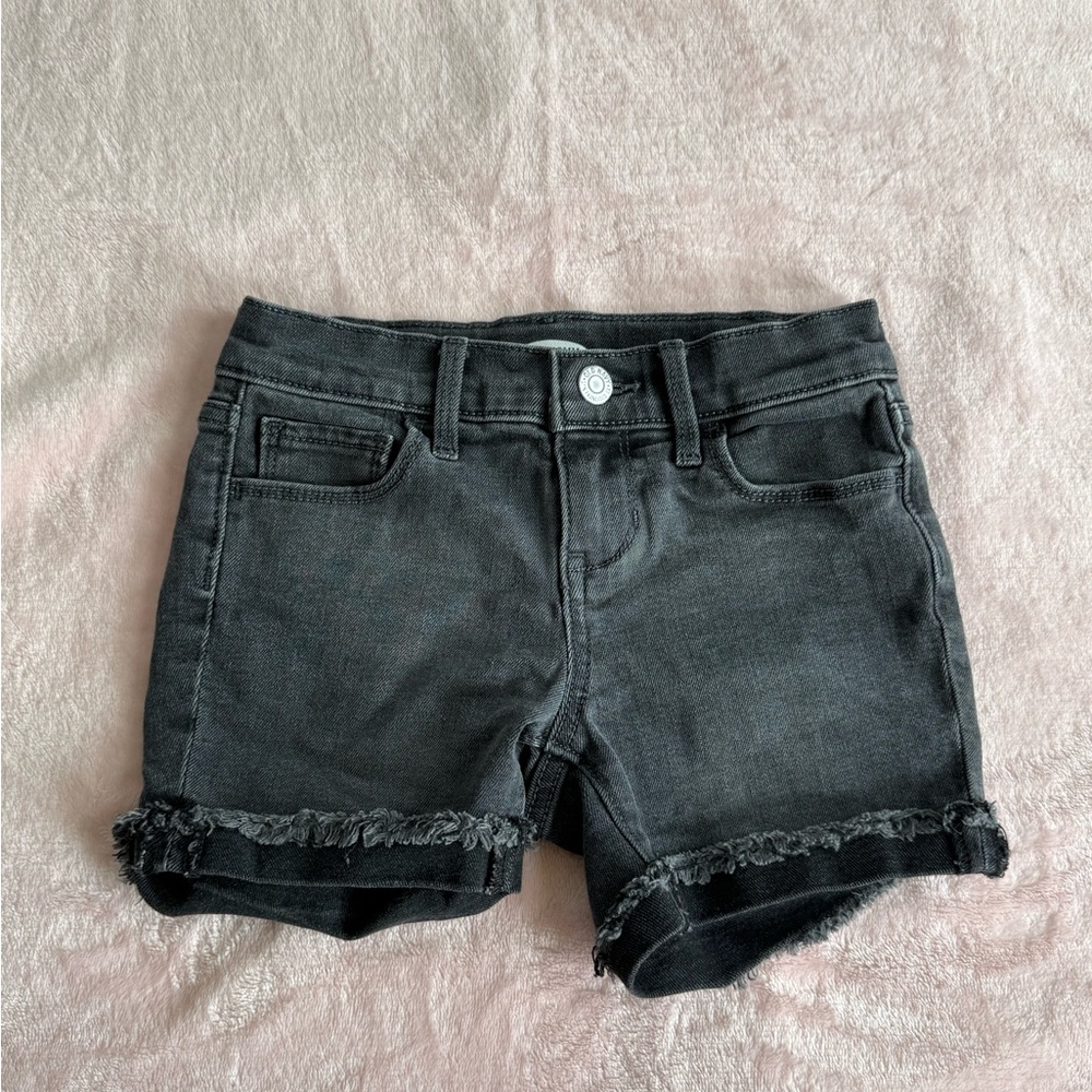 Stylish Black Denim Shorts for Kids